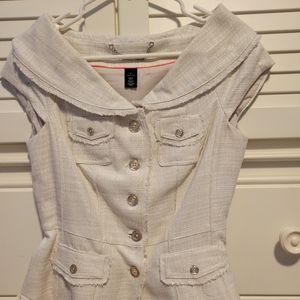 White House Black Market Cream/Neutral Jacket